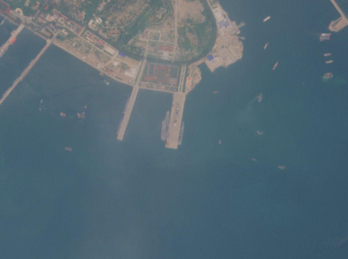 China Aircraft Carrier Docks at Qingdao