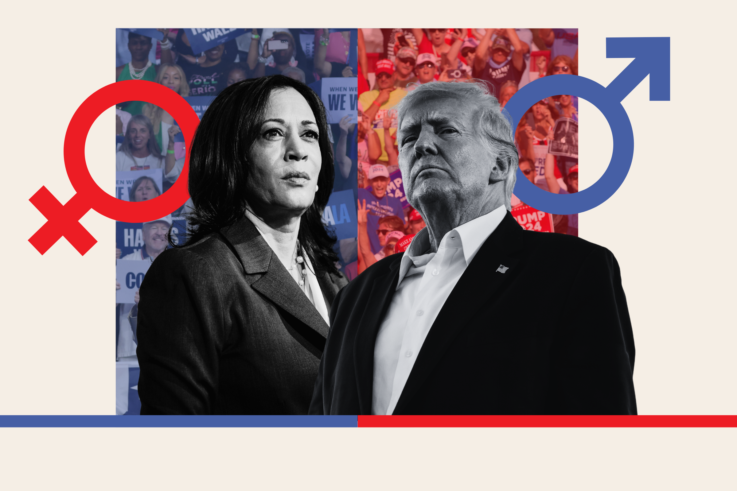 Trump Vs. Harris Poised To Be Largest Gender Divide In Election History ...