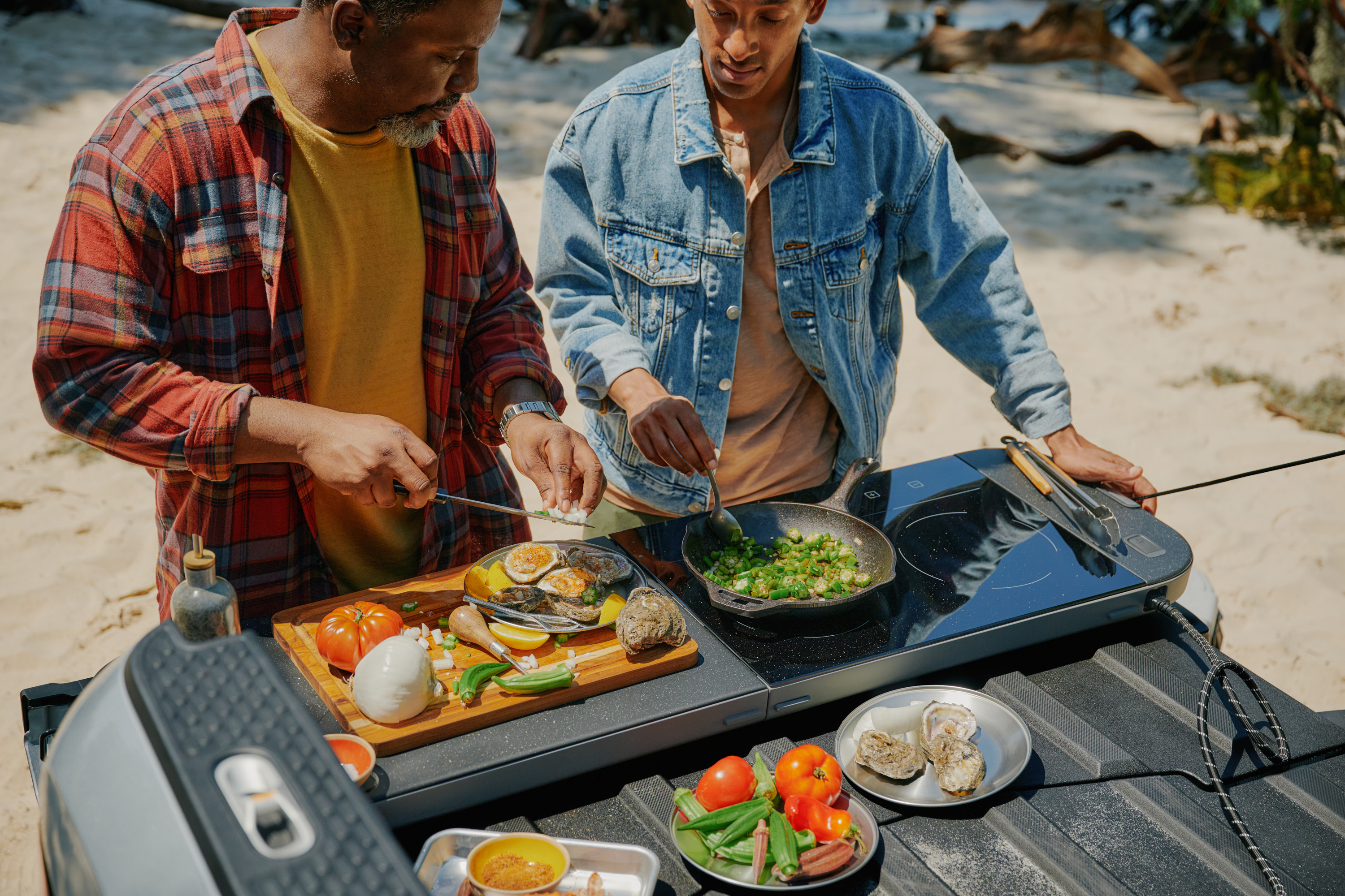 Yes, Chef! Rivian’s Travel Kitchen allows for gourmet meals in the wild