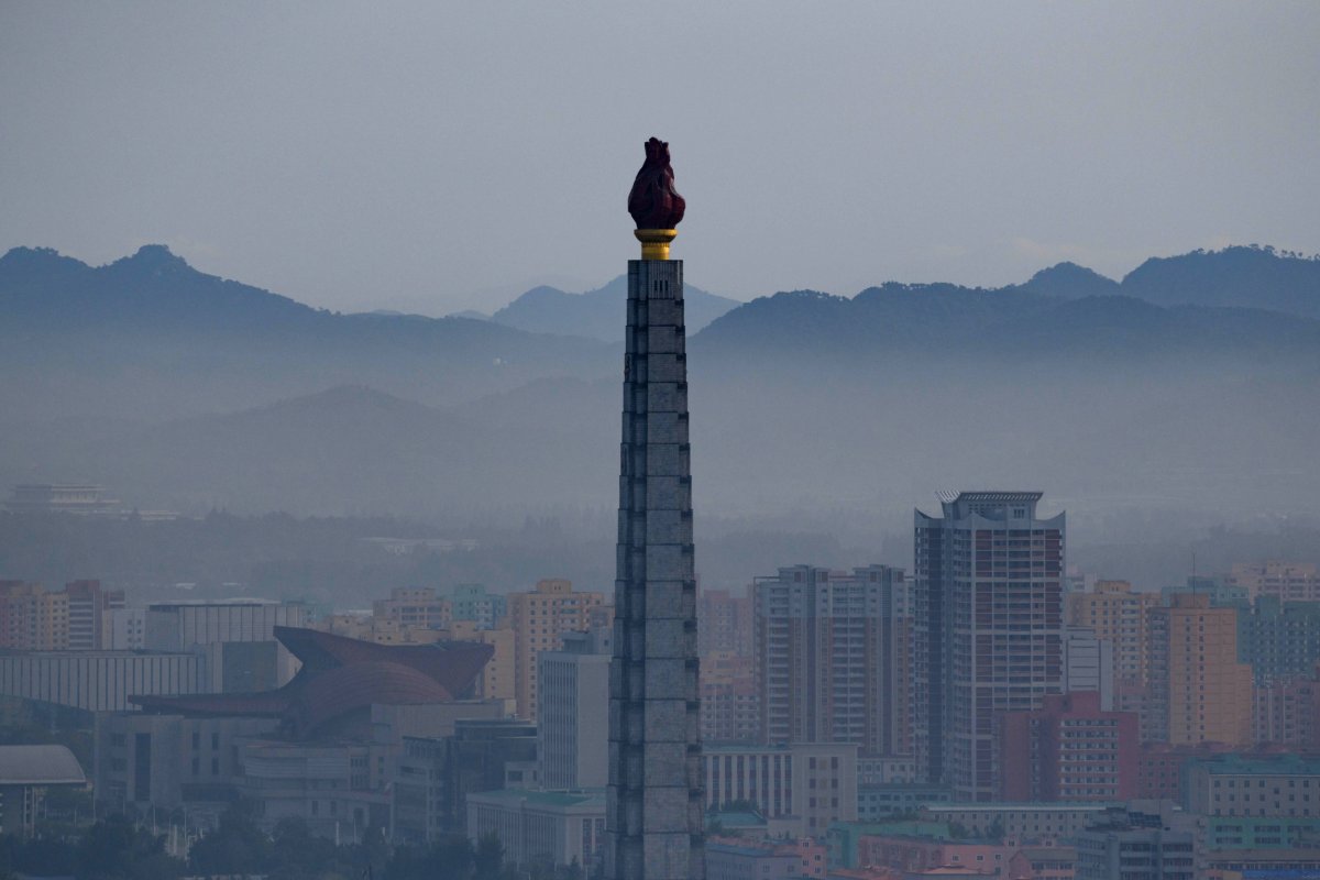 Juche tower North Korea