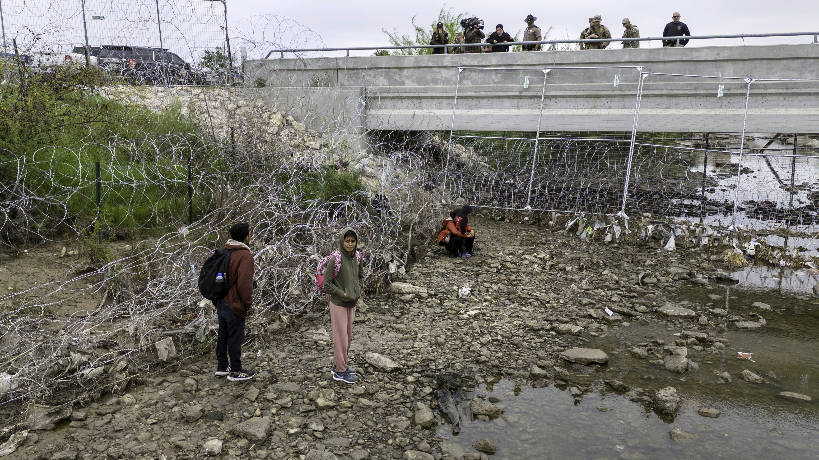 Greg Abbott Celebrates New Triple Razor Wire Barriers at the Southern Border