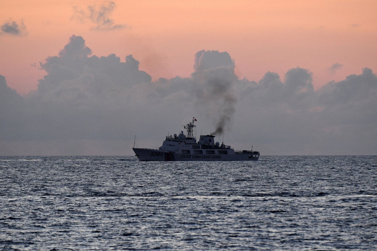 China coast guard vessel seen at sea