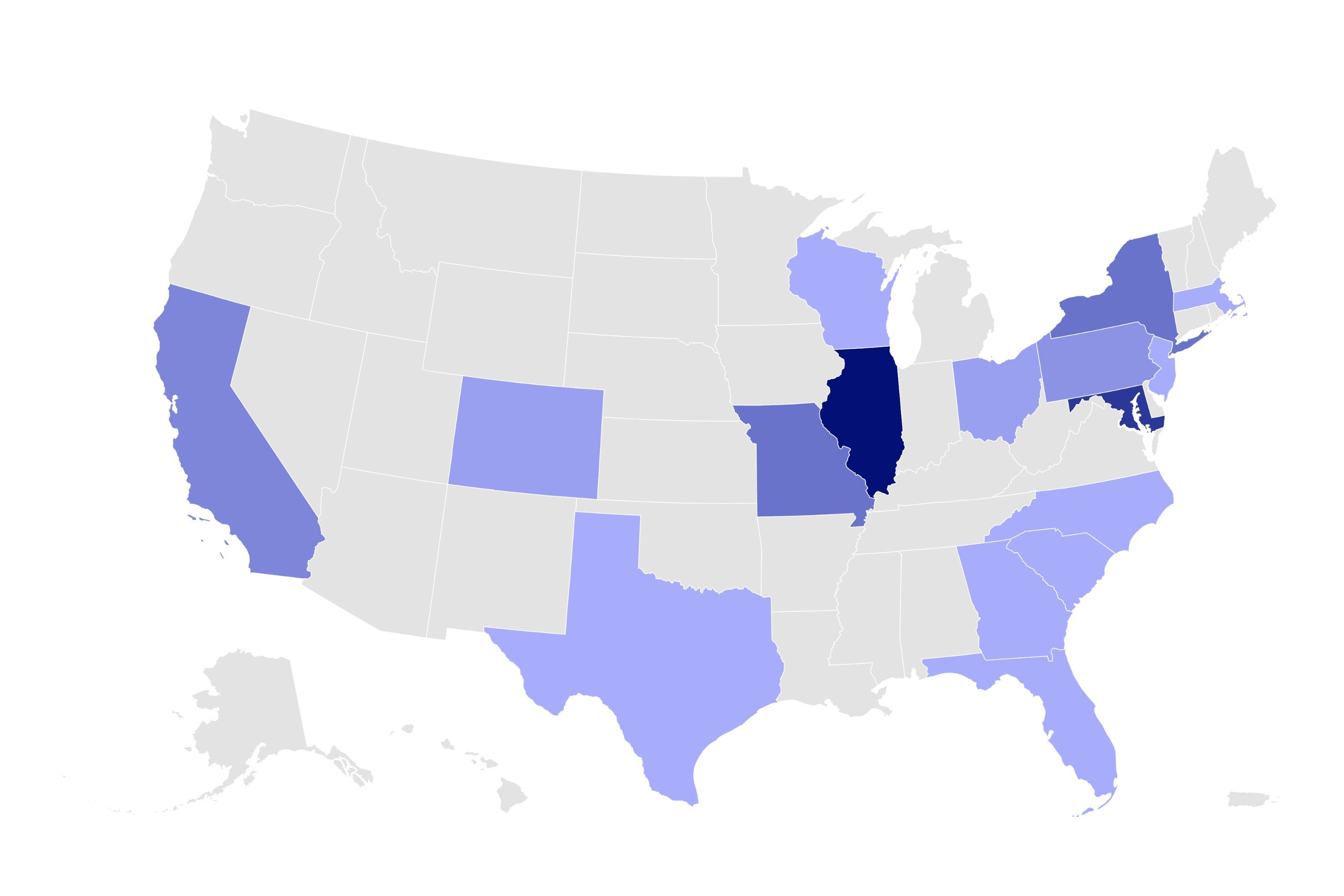 A Visual Journey: States That Have Welcomed the Most Democratic National Conventions