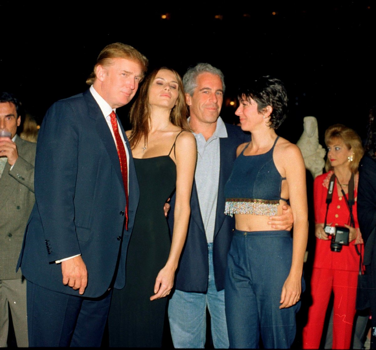 Donald Trump with Jeffrey Epstein 