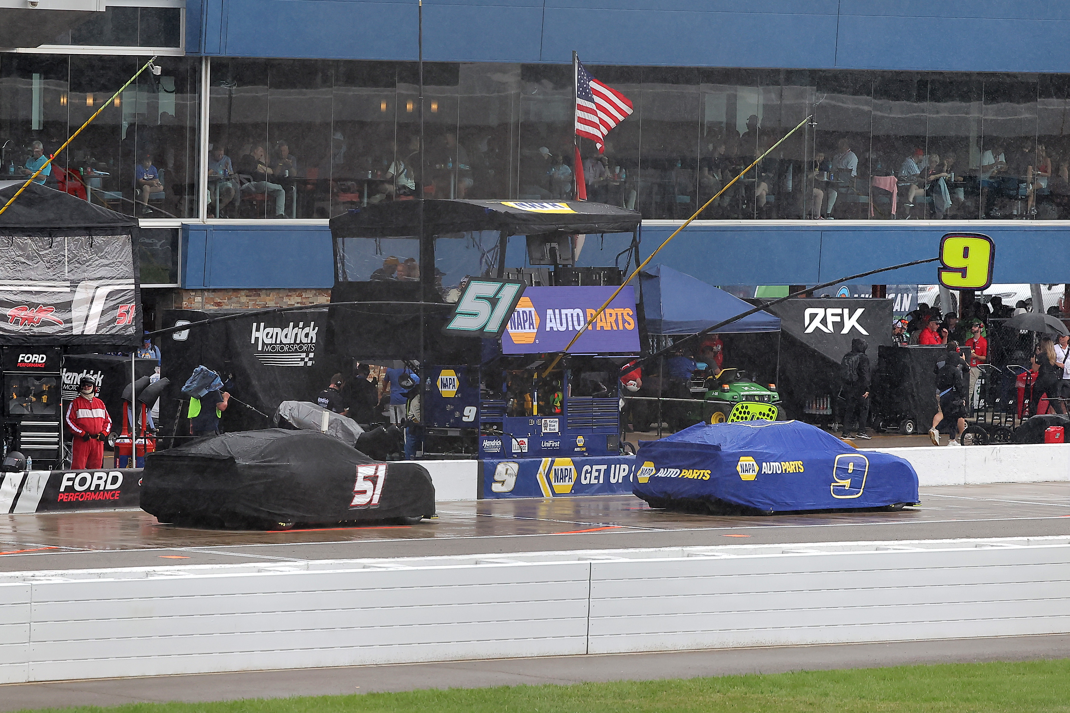 FireKeepers 400 Postponed to Monday Due to Rain