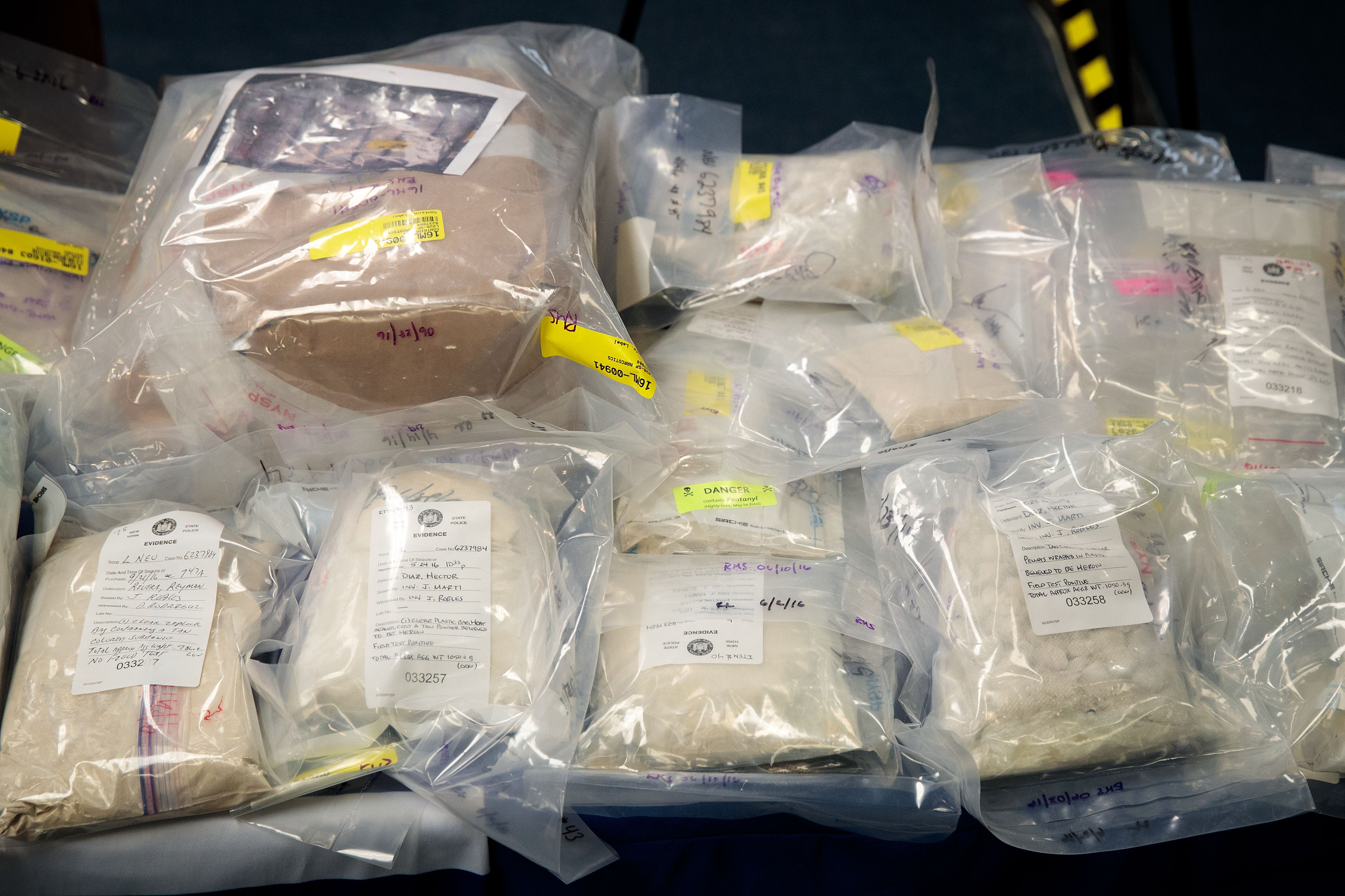 Woman arrested during traffic stop in New York – over 200 bags of suspected fentanyl