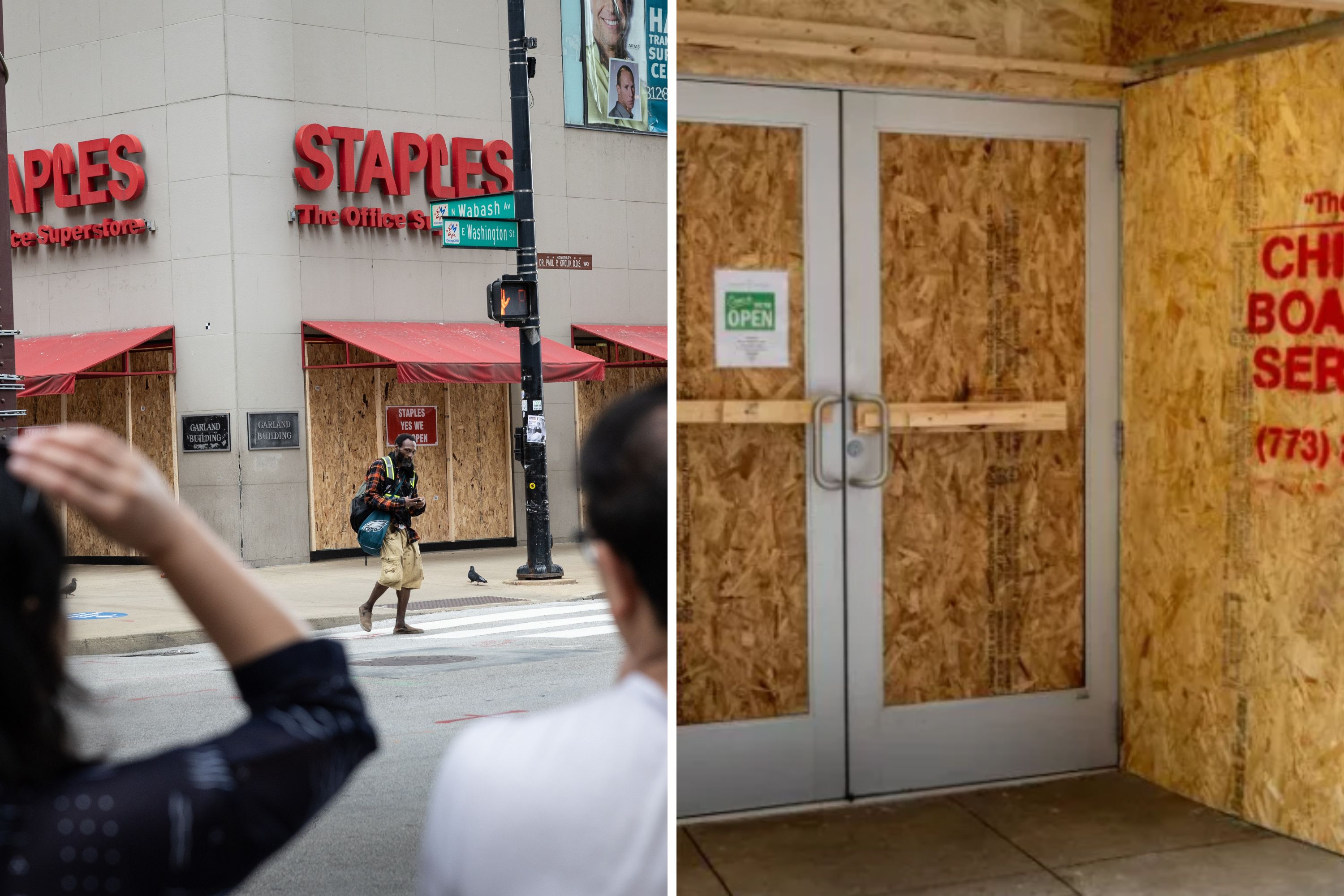 Chicago businesses board up ahead of potentially violent DNC protesters