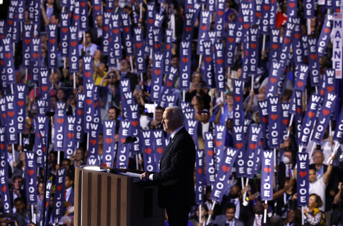 We love Joe signs at DNC