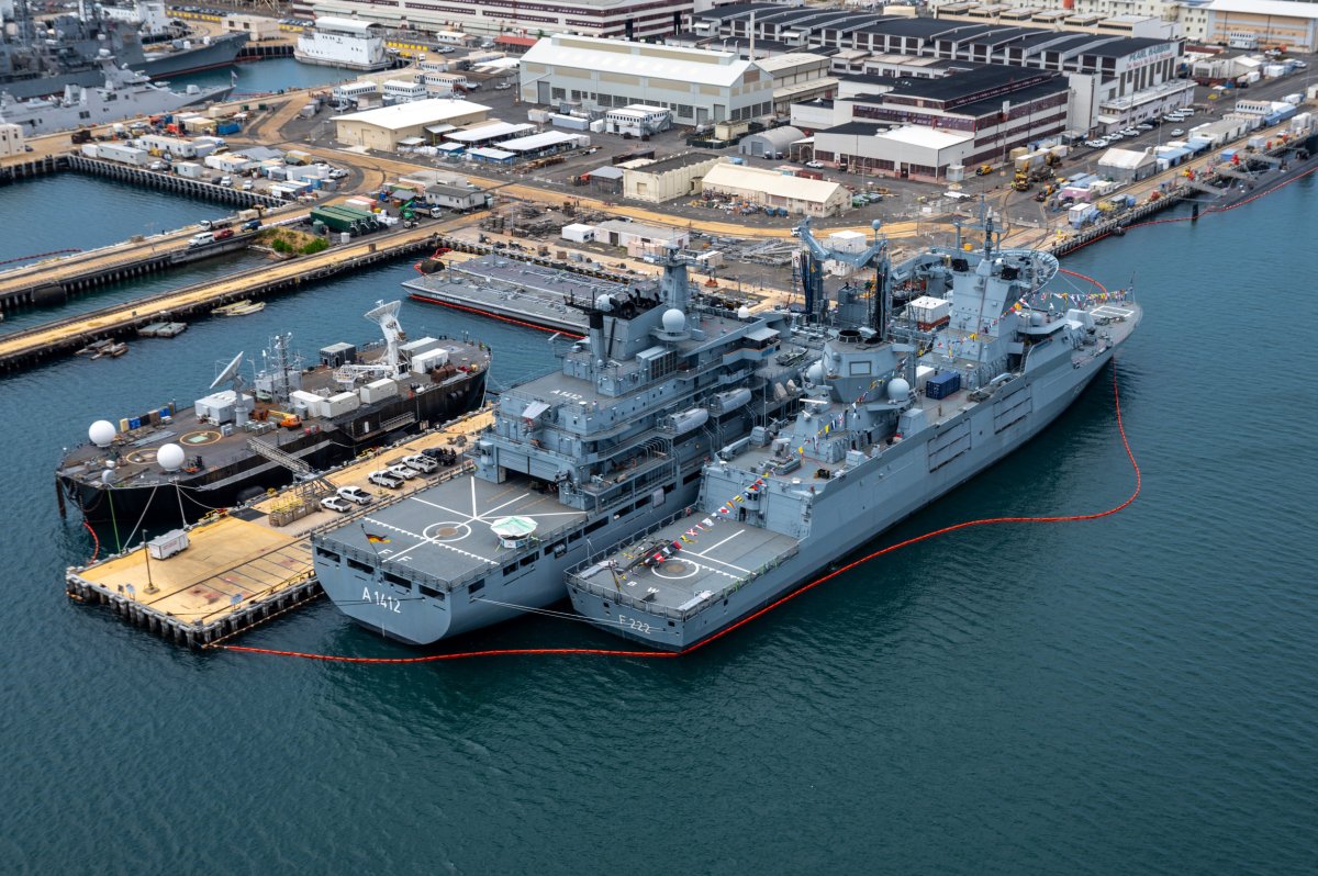 German Warships Visit Hawaii