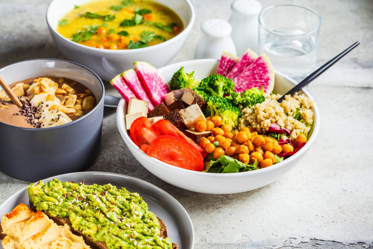 Vegetarian Food Plates