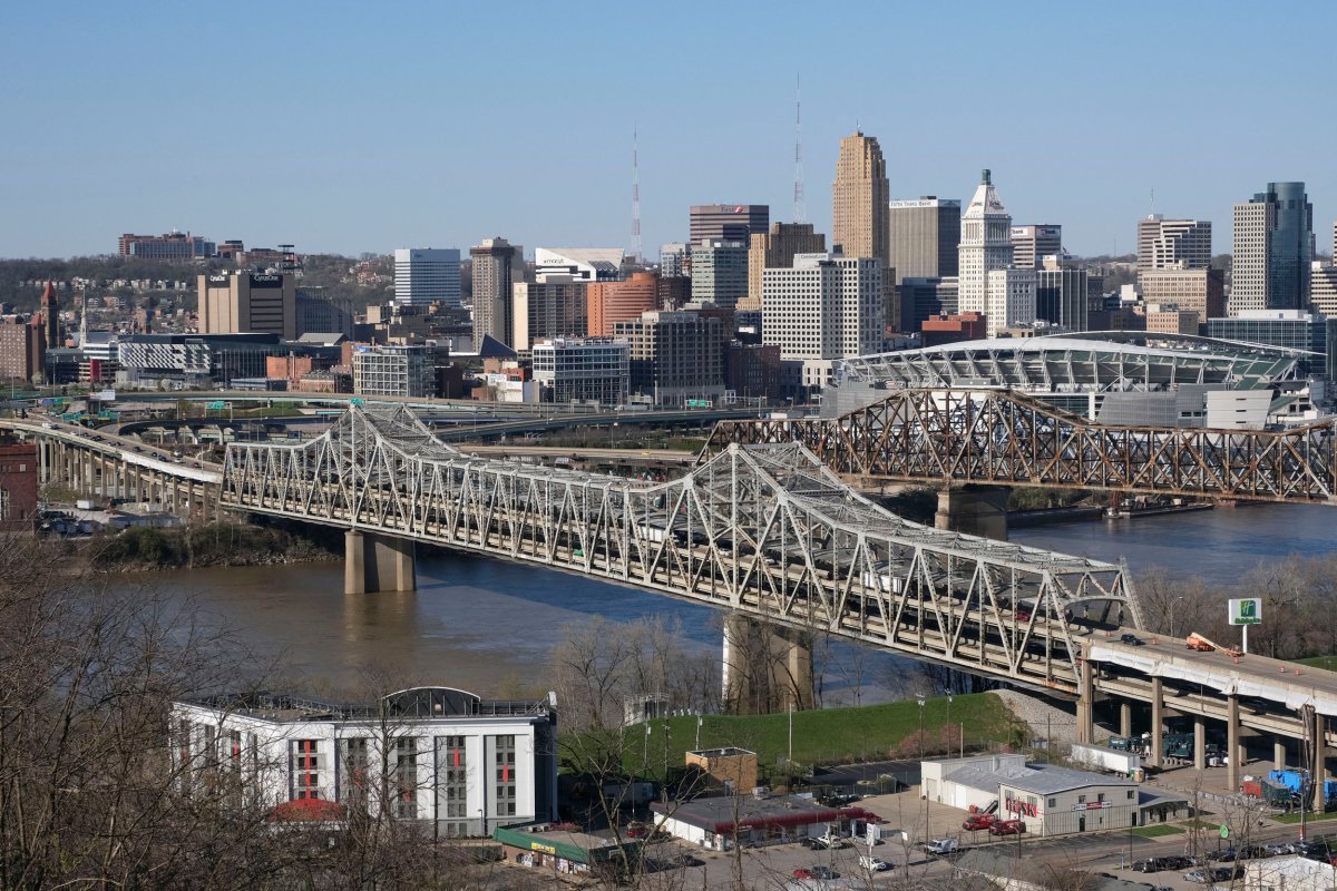 Ohio river Brent Spence Bridge