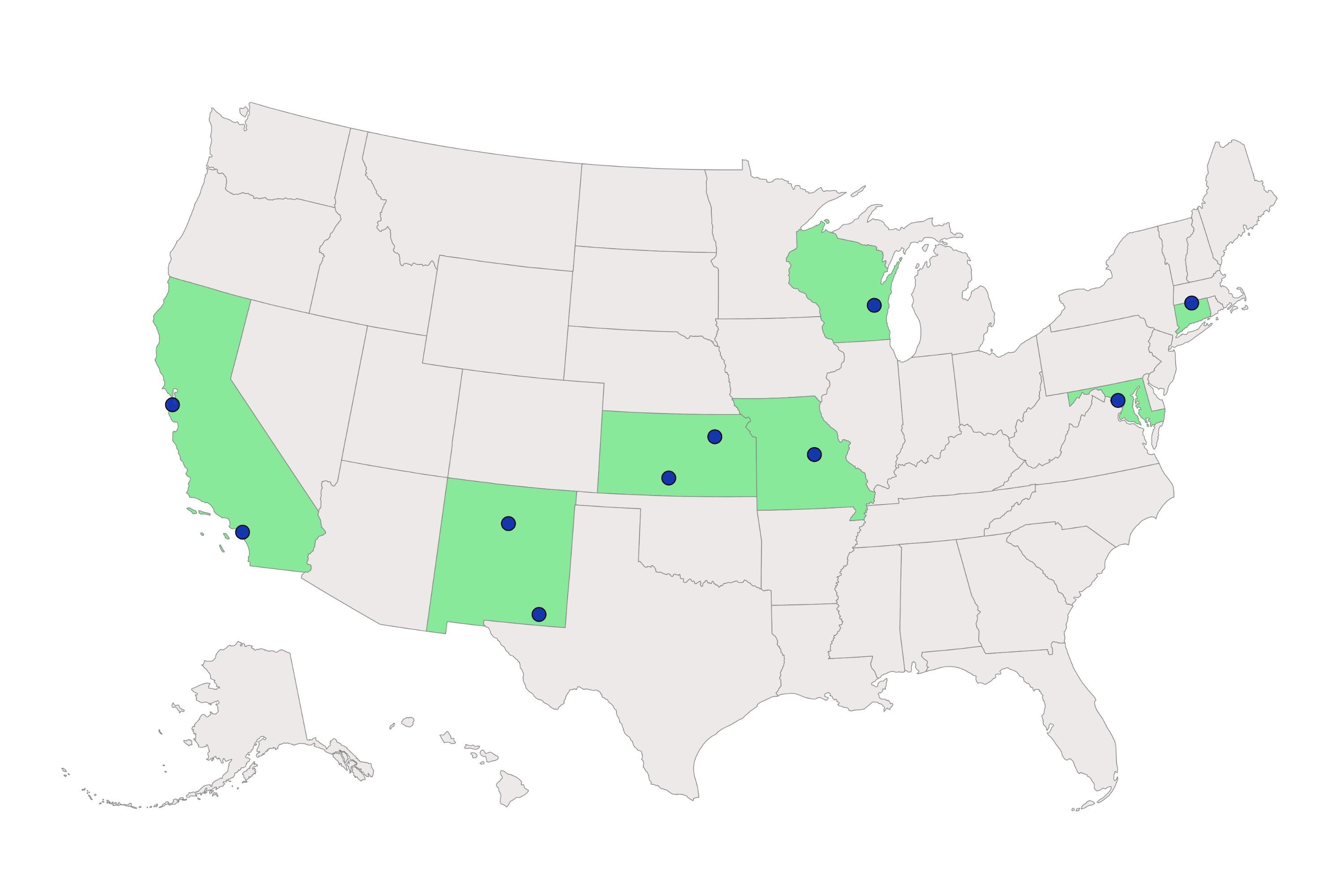 Map shows states with the best community colleges