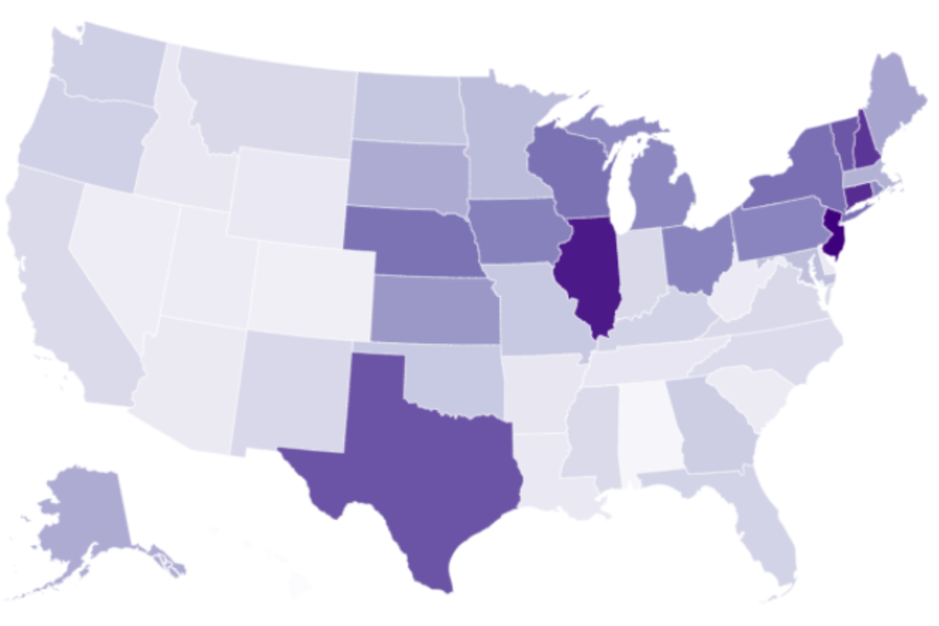 Map Shows States Which Have The Highest Property Tax - Newsweek