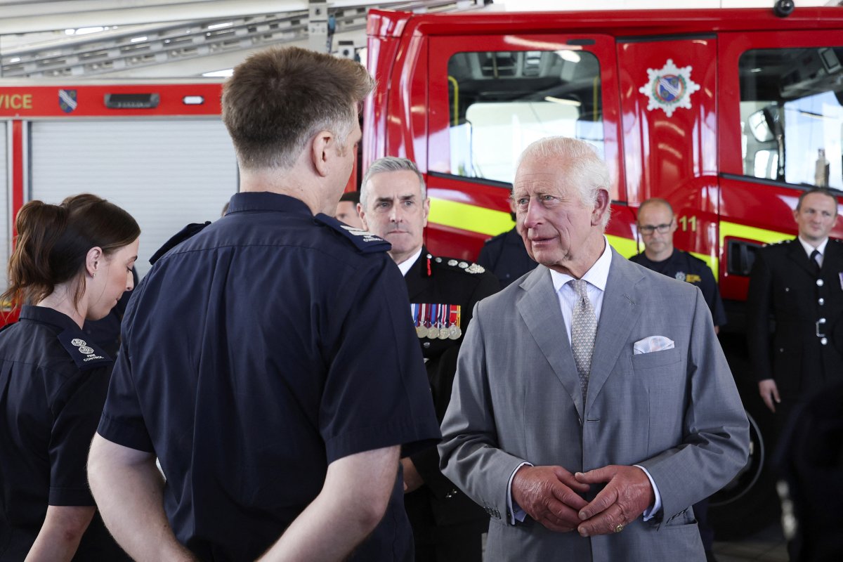 King Charles III and First Responders
