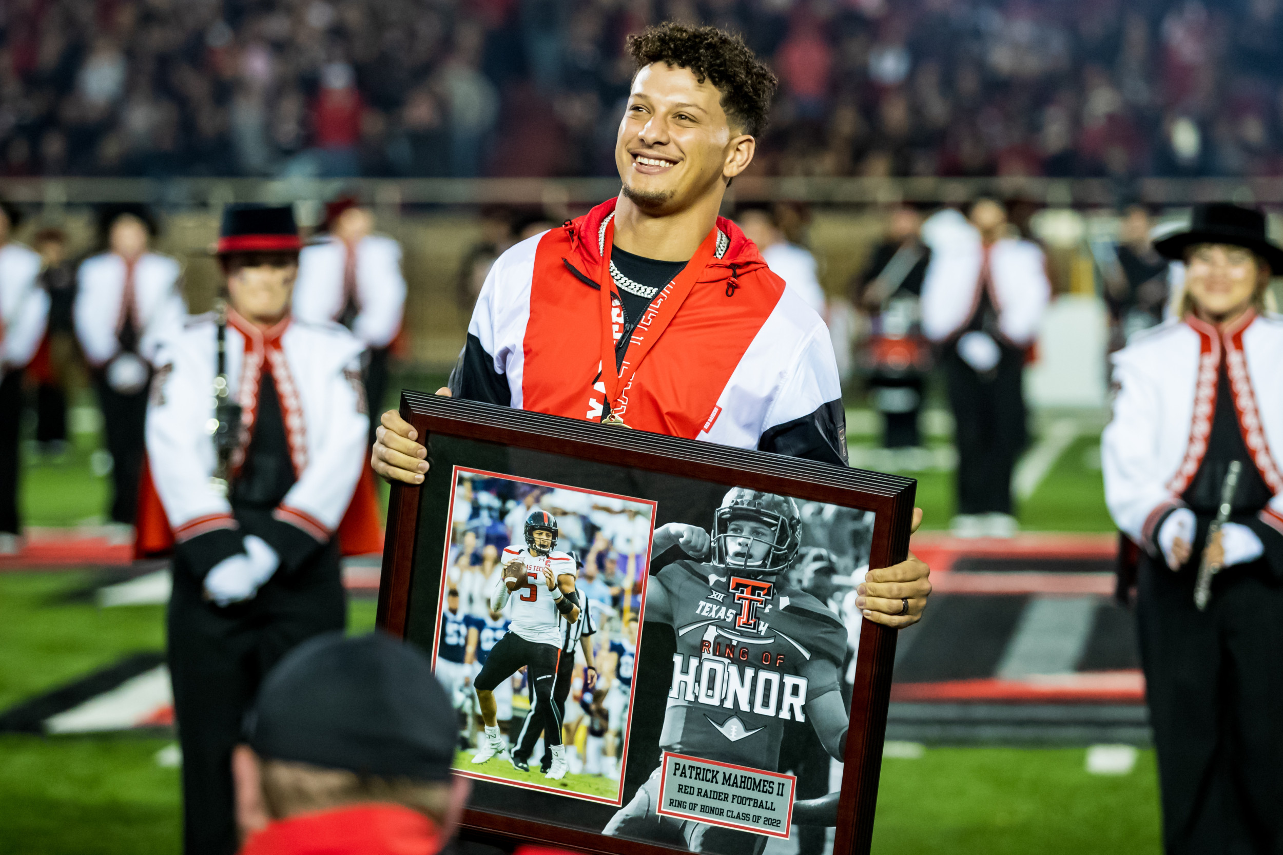 Chiefs superstar Patrick Mahomes is honored by Texas Tech in the best possible way