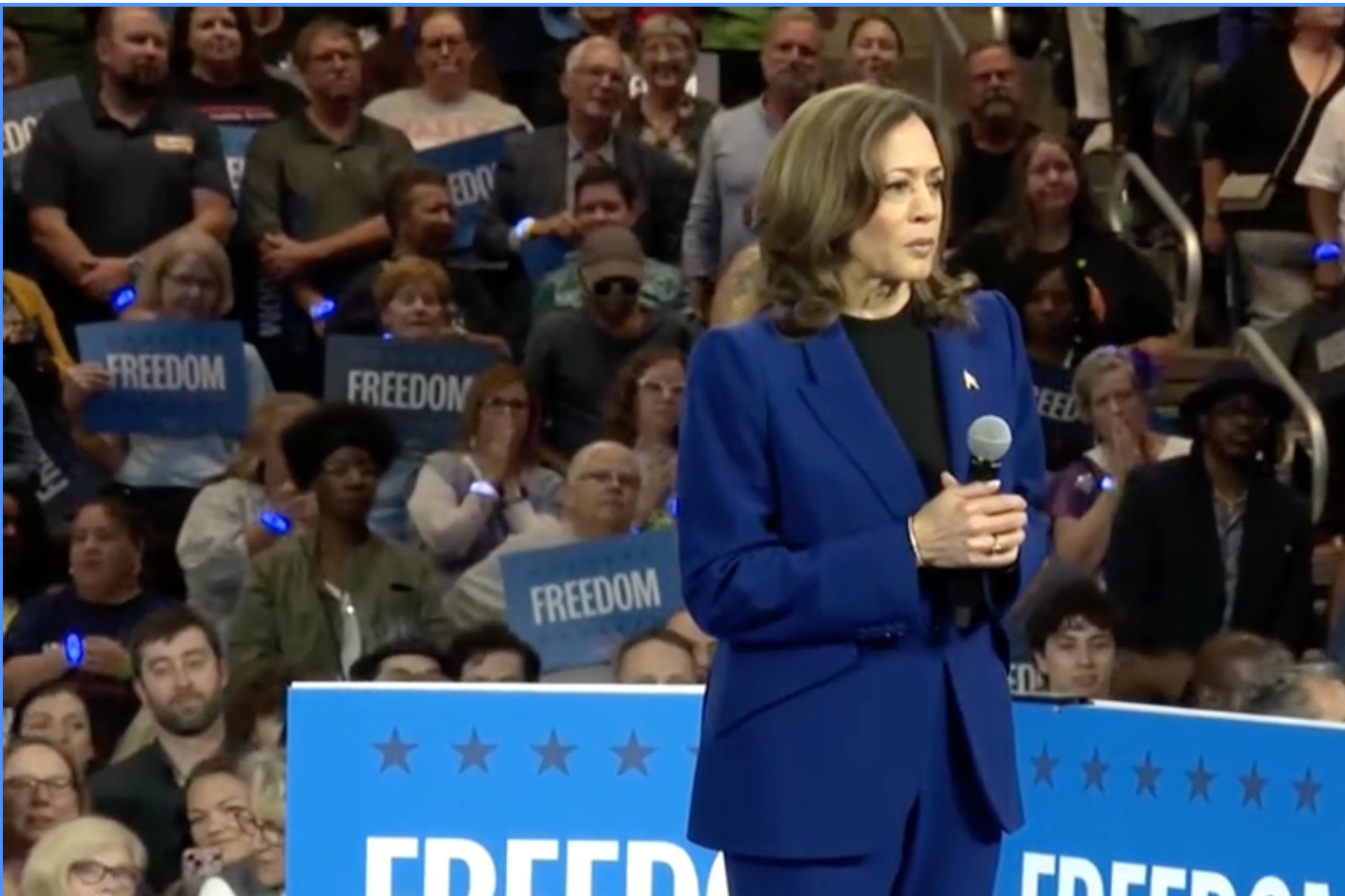 Kamala Harris suddenly cancels rally after realizing someone needs help