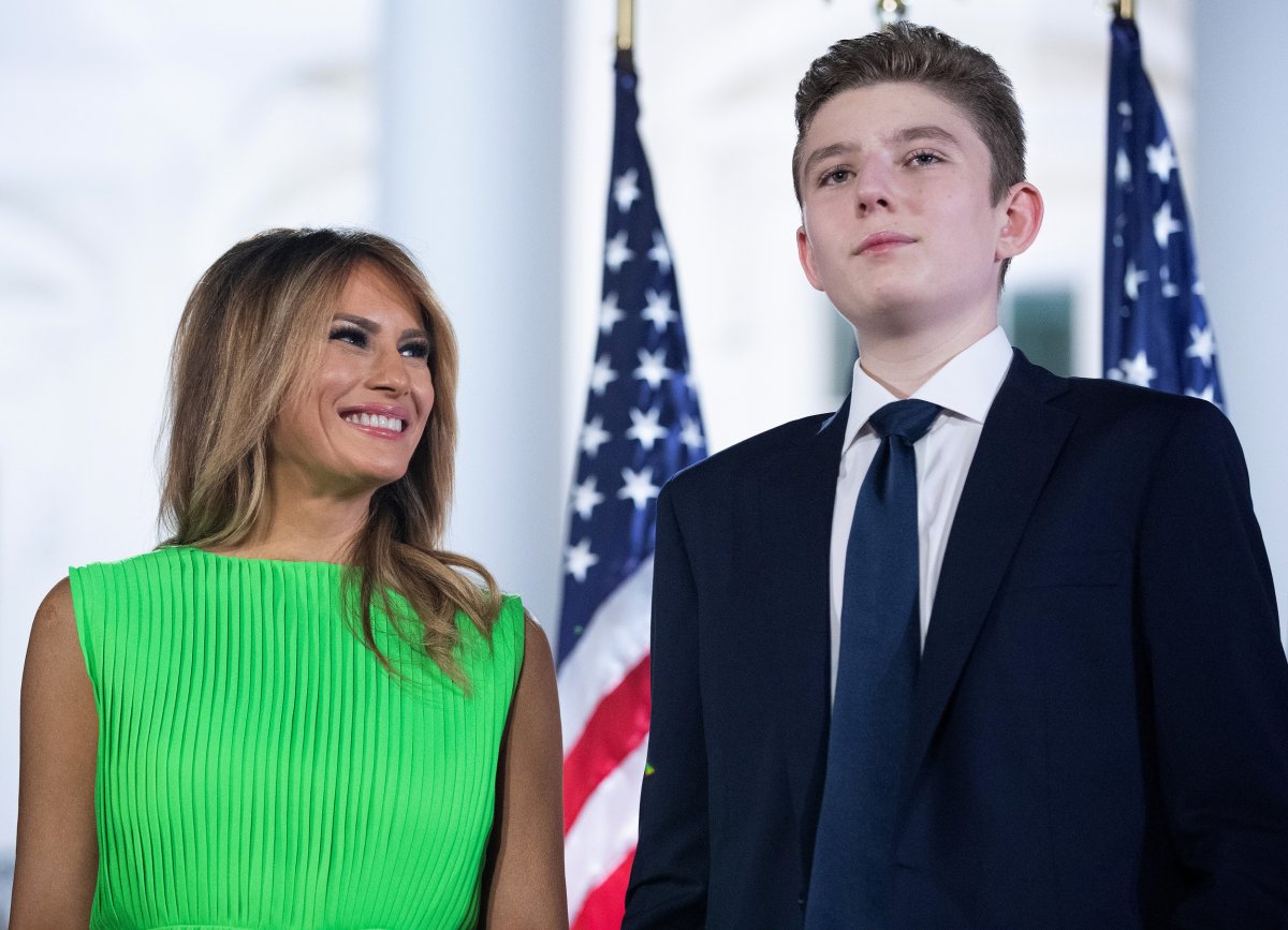 barron trump college update 