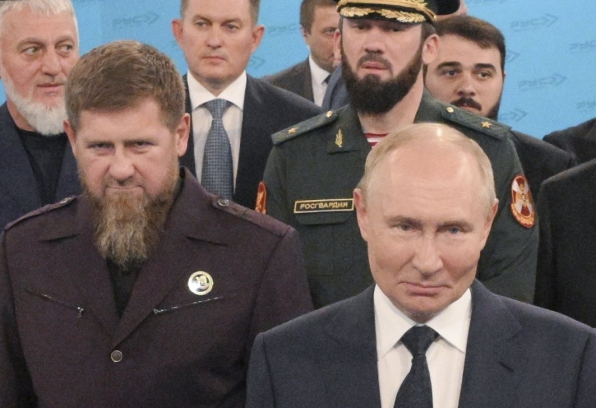 Vladmir Putin and Ramzan Kadyrov