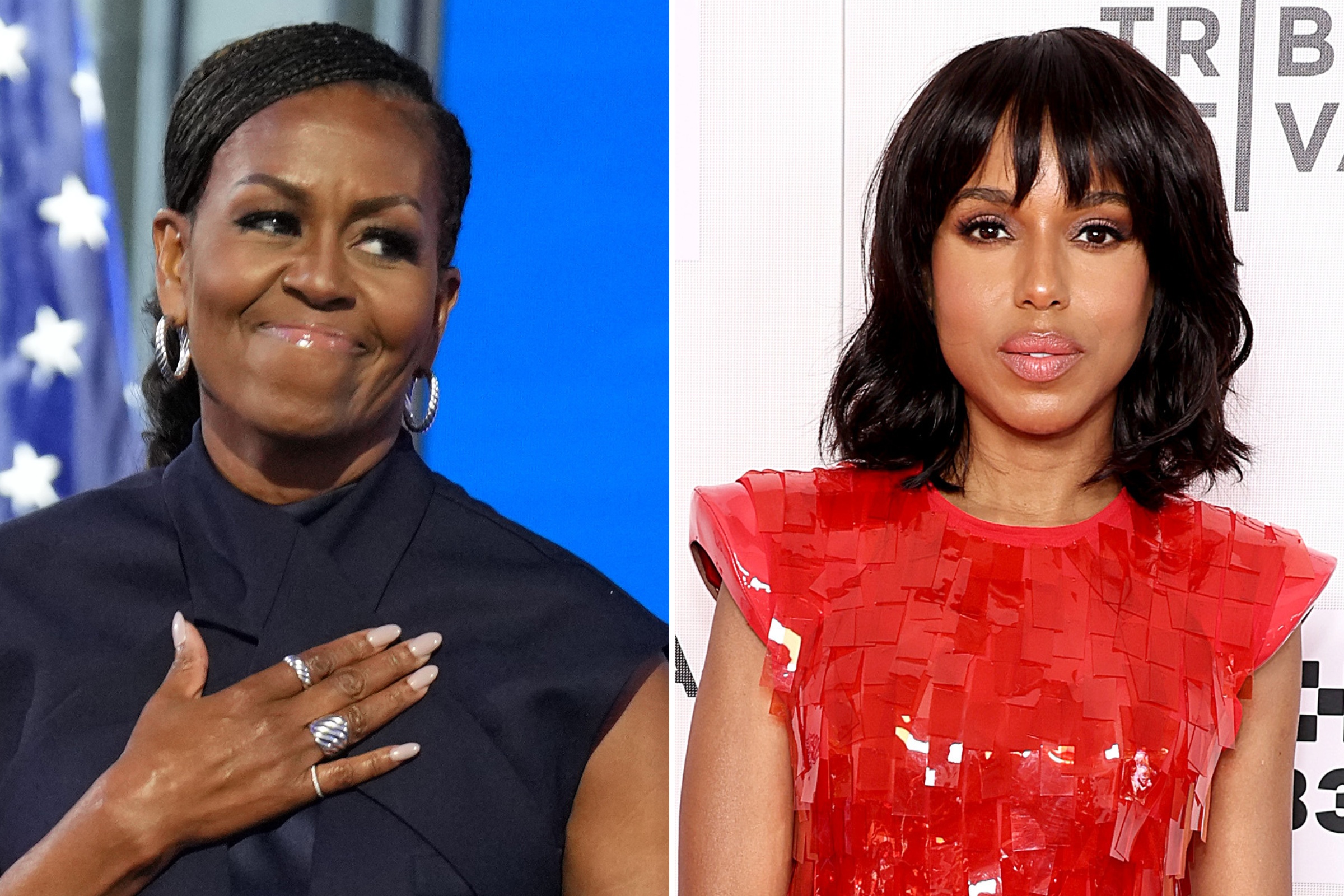 Kerry Washington Moved to Tears by Michelle Obama’s Inspiring Speech: Celeb Reactions Pour In