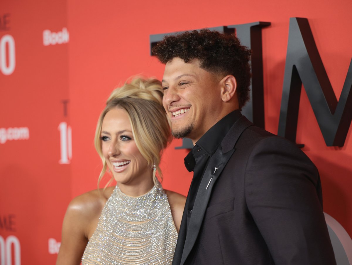 Brittany and Patrick Mahomes