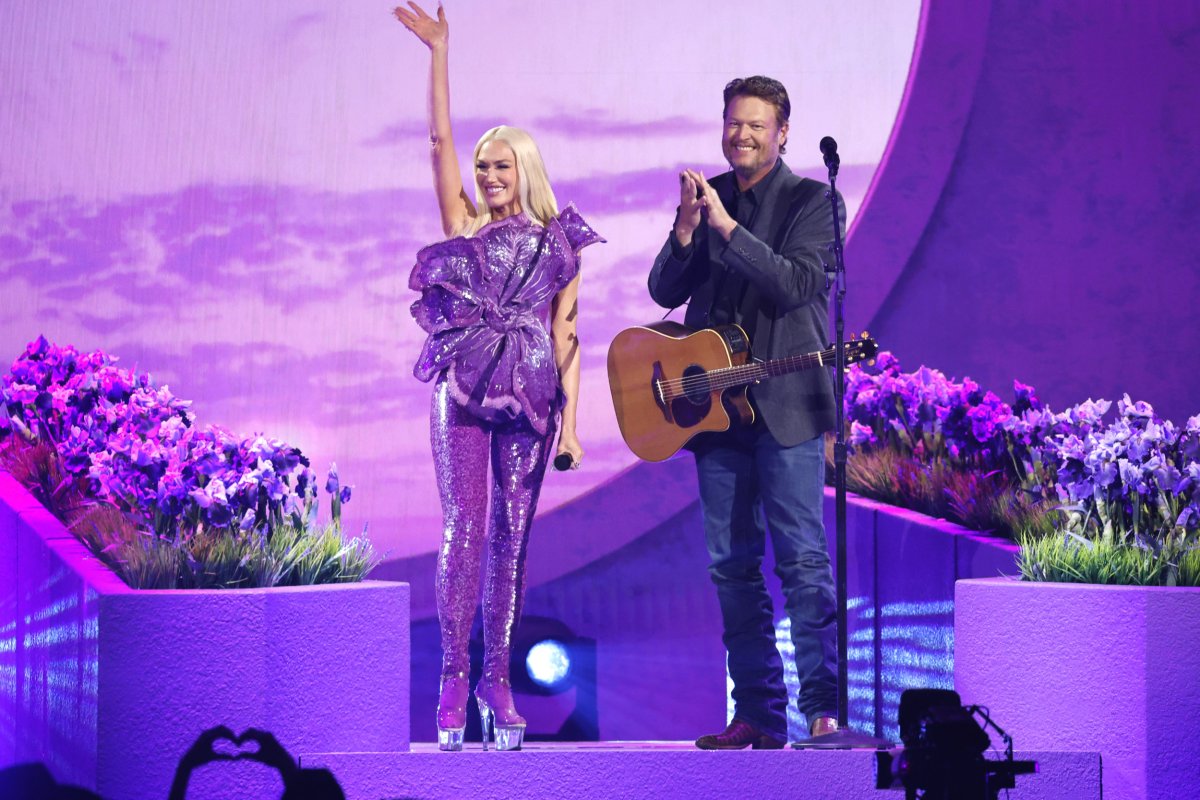 Gwen Stefani and Blake Shelton