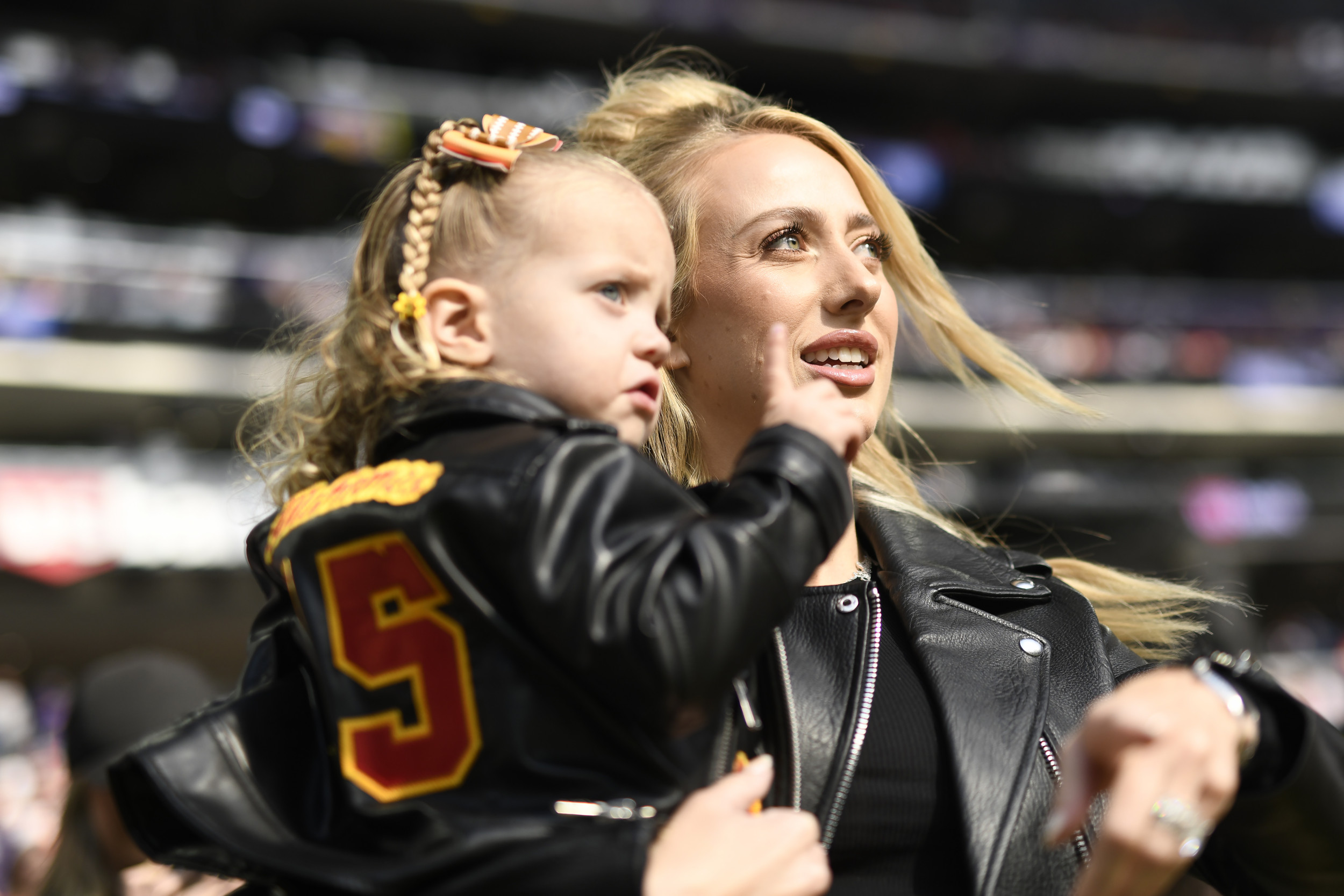 Sterling, 3, the daughter of Brittany Mahomes, is a fierce member of