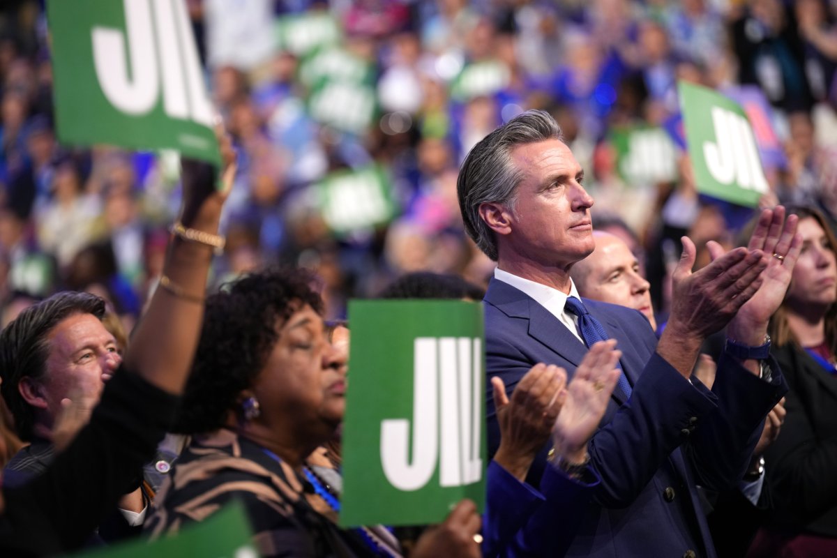 Gavin Newsom Calls for Patriotism Among Democrats