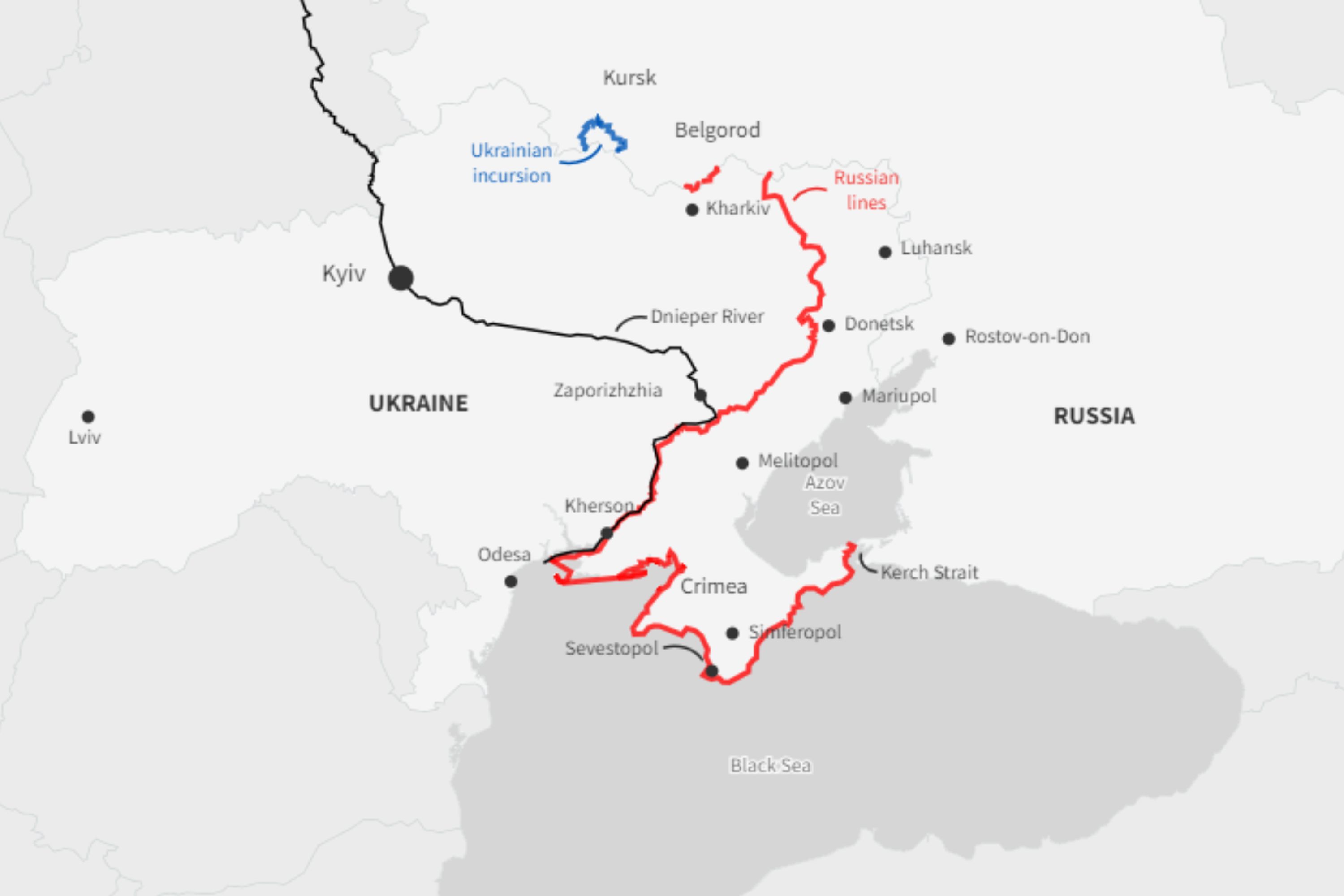 Kursk Map Shows Ukraine's 'Marginal Advances' Inside Russia - Newsweek