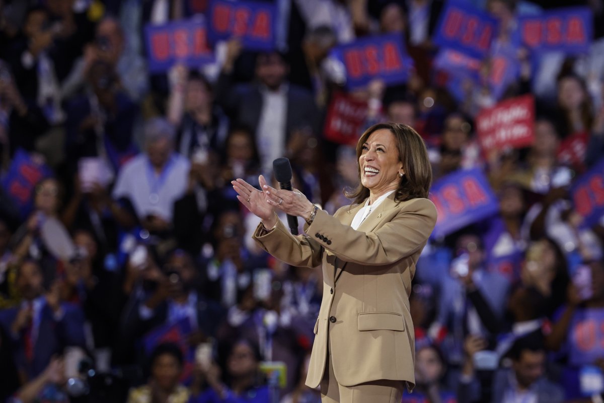 Kamala Harris at the Democratic National Convention