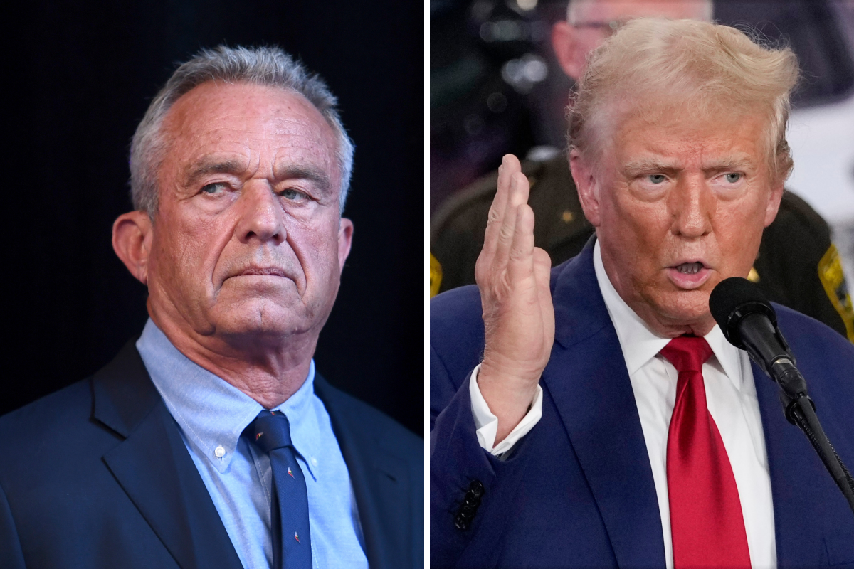 RFK and Trump split