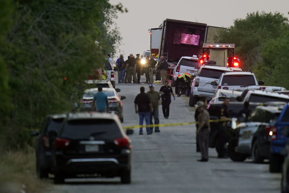 first responders at smuggling scene