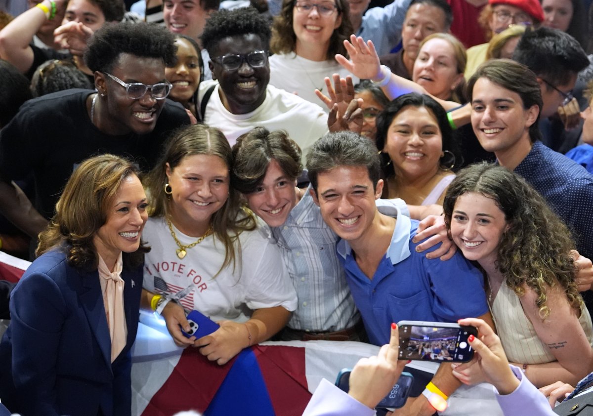 Kamala Harris Goes for Youth Vote