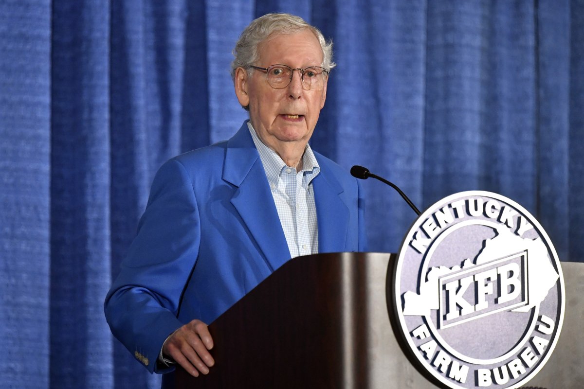 Mitch McConnell speaks in Louisville