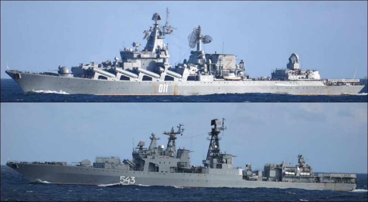 Russian Warships Transit Through Tsushima Strait