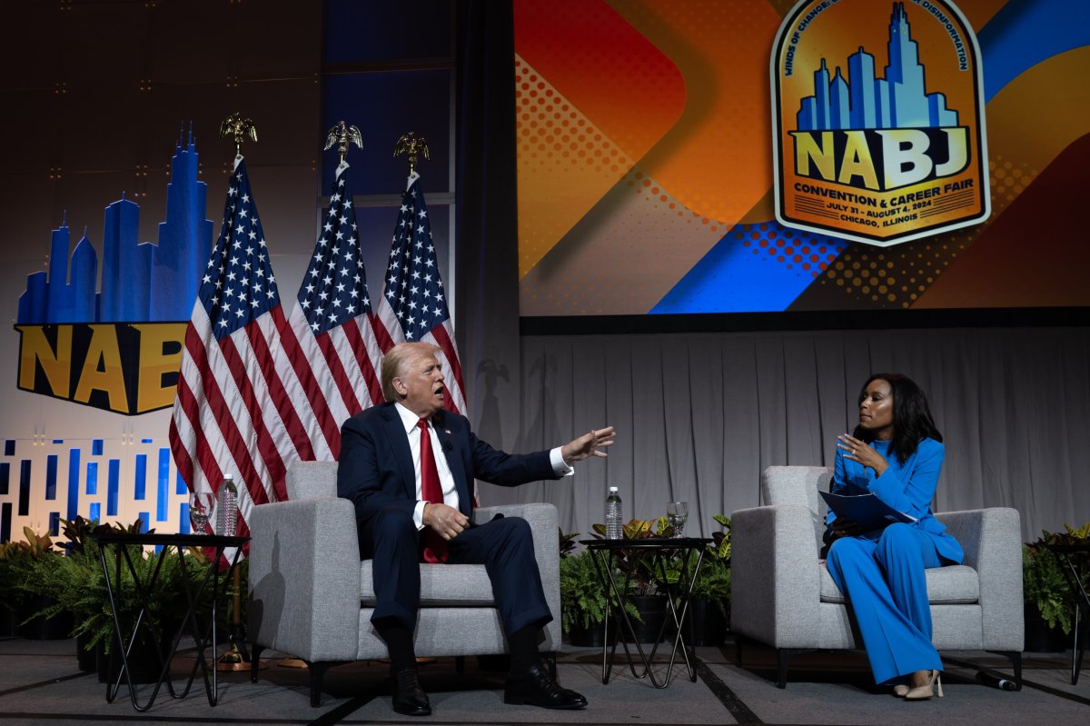Donald Trump at NABJ