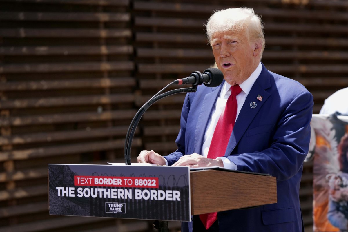Republican presidential nominee former President Donald Trump 