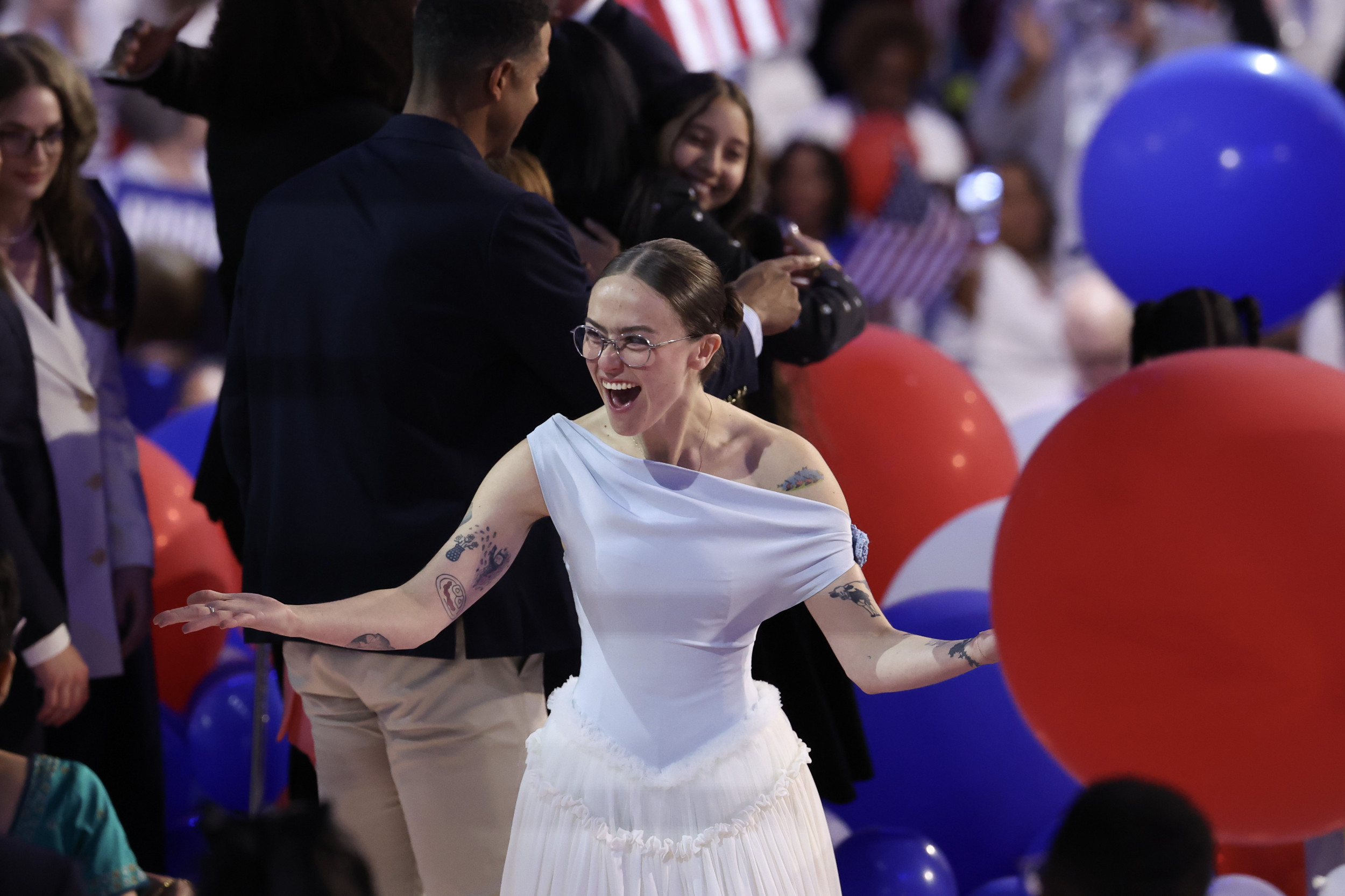 Meet the TikTok Designer Behind Ella Emhoff's Iconic DNC 2024 Dress ...