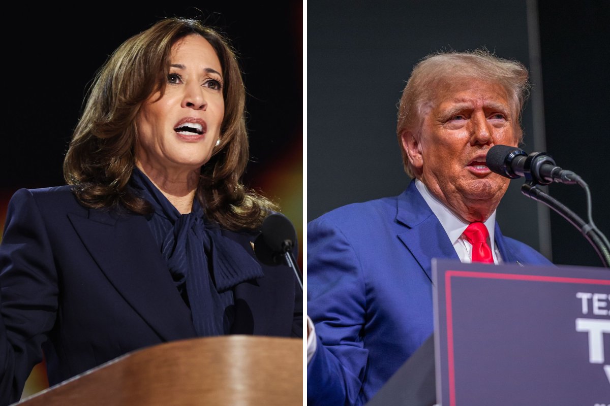 Kamala Harris and Donald Trump