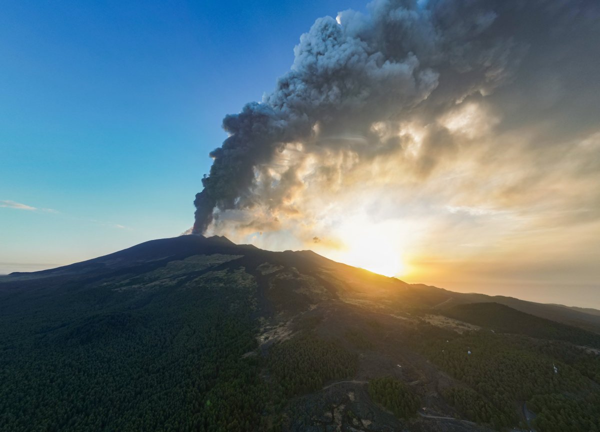 A Volcanic Eruption