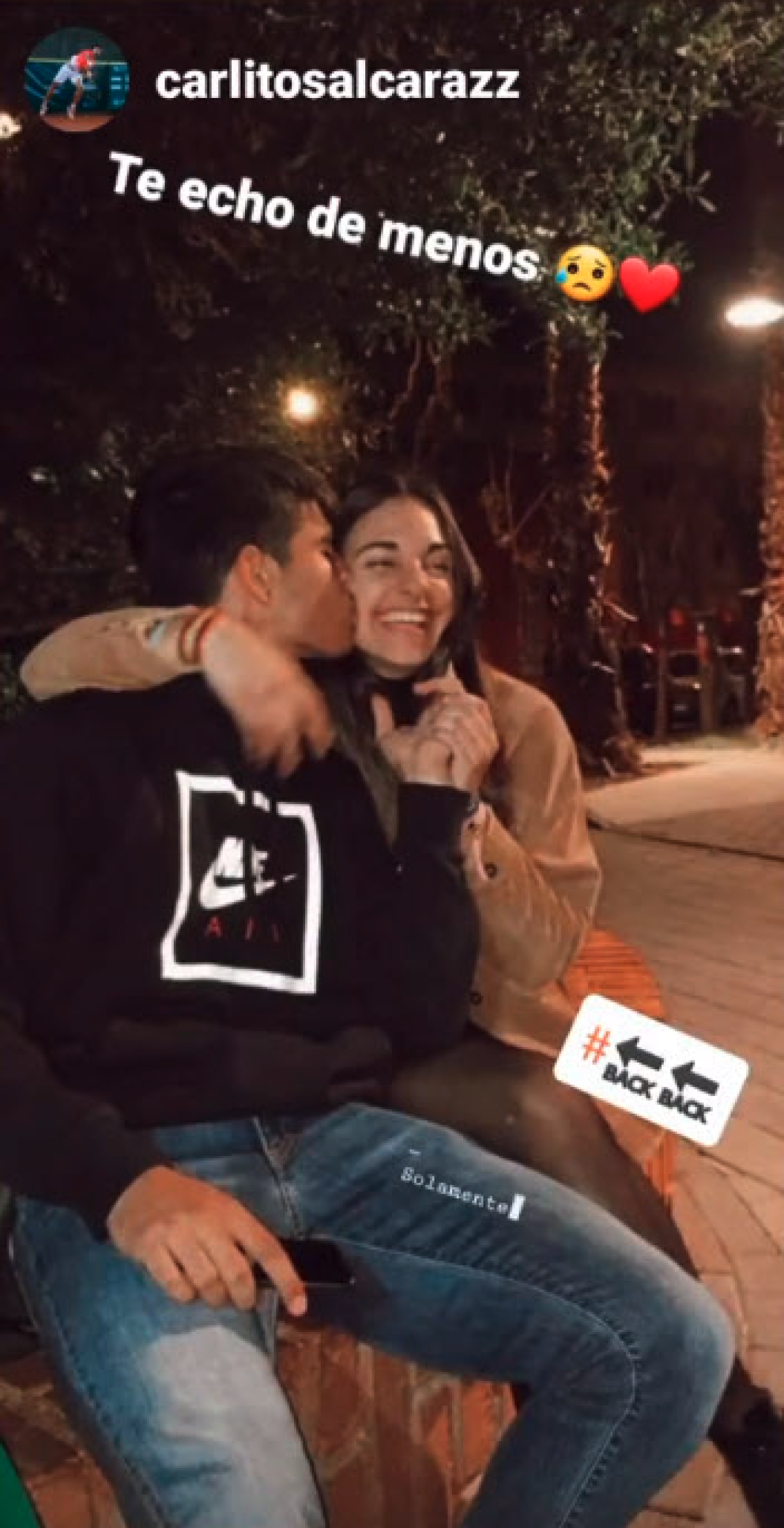Carlos Alcaraz and Maria Gonzalez Gimenez