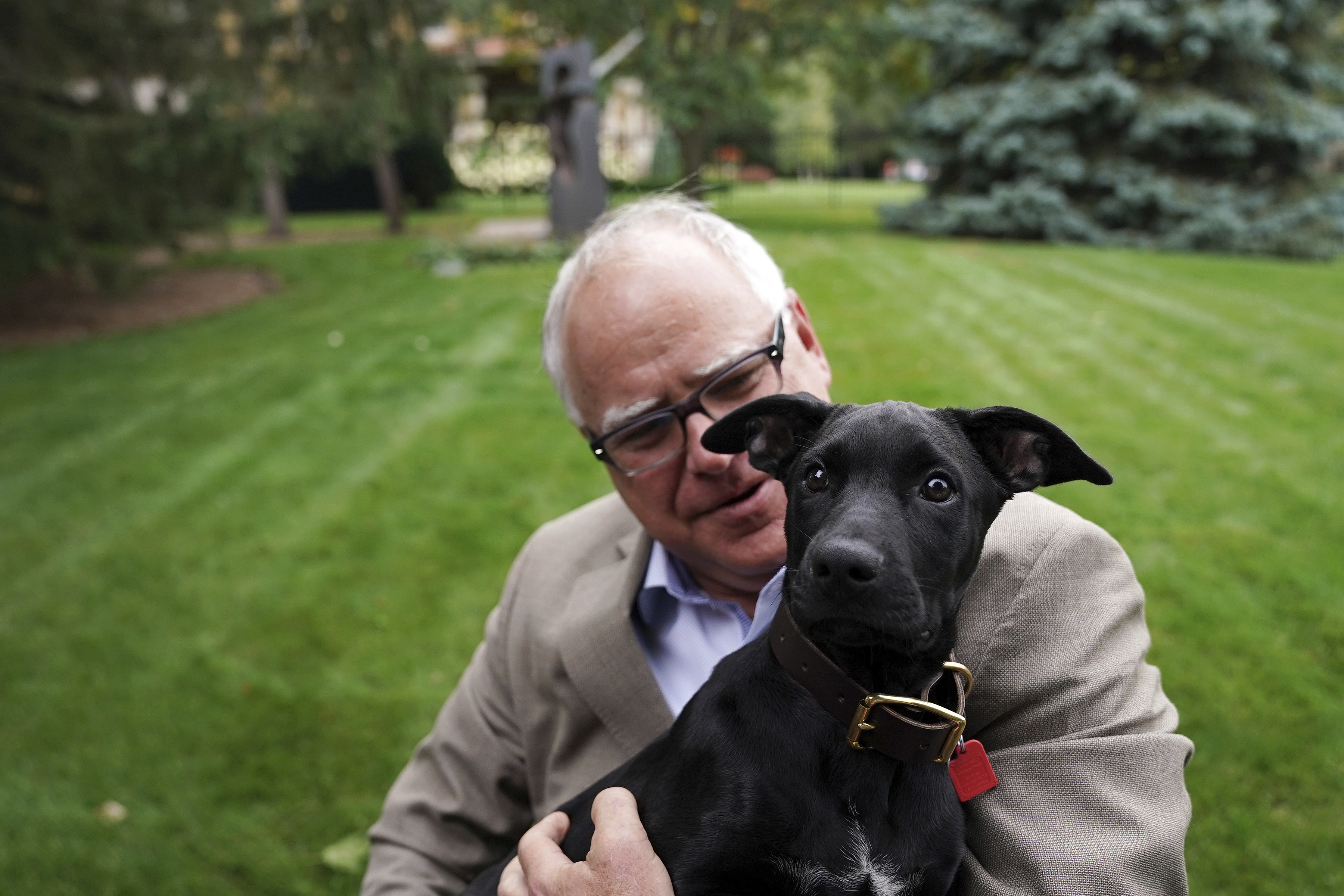 Tim Walz Under Fire from MAGA for His Dog Photos