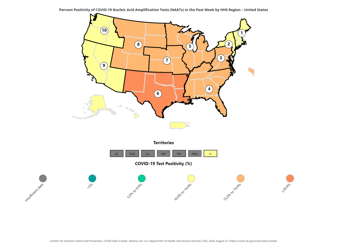 COVID replace: map presentations best possible charges throughout US