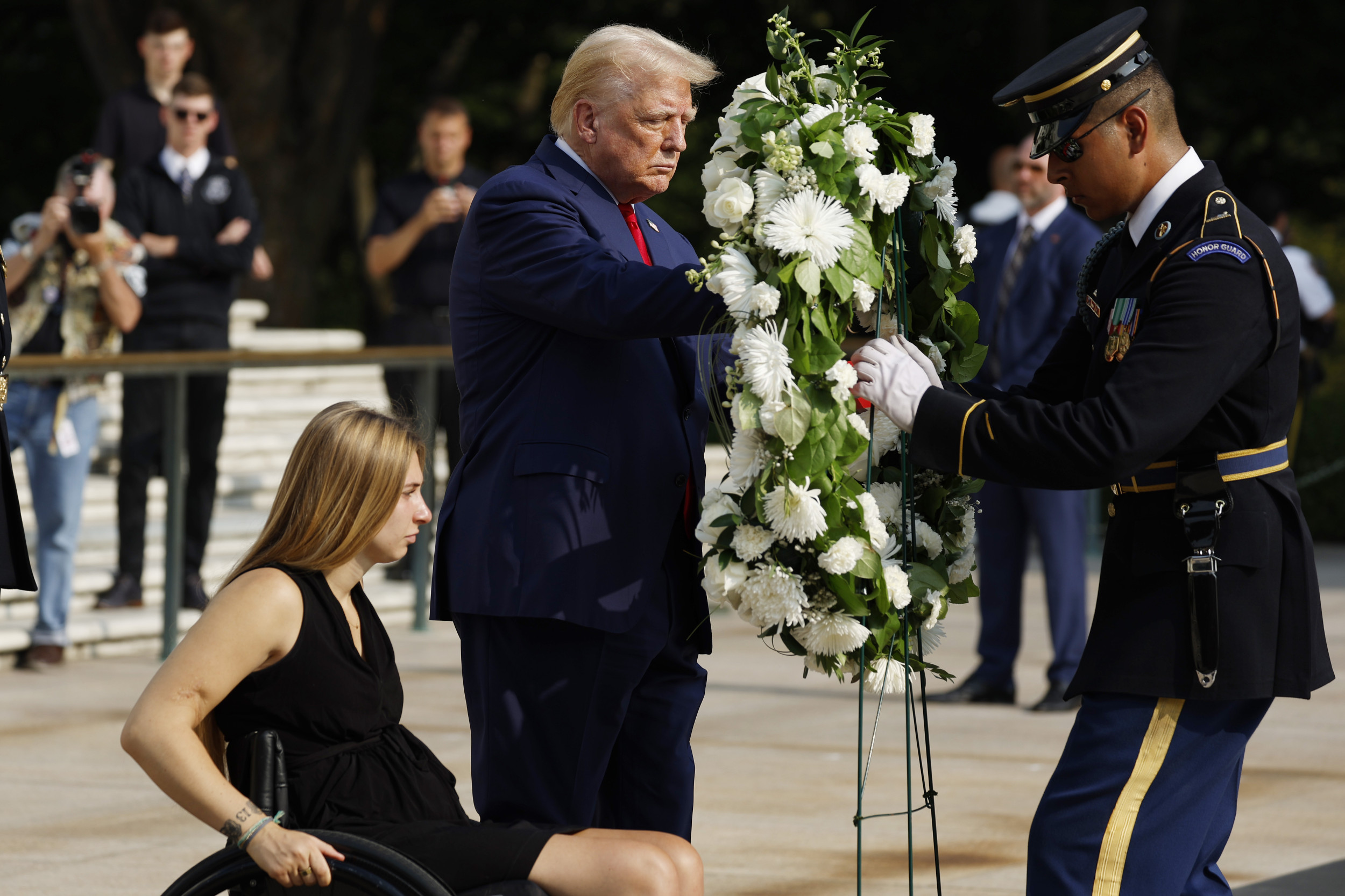 Trump Addresses Team’s Conduct Following Arlington Cemetery Incident