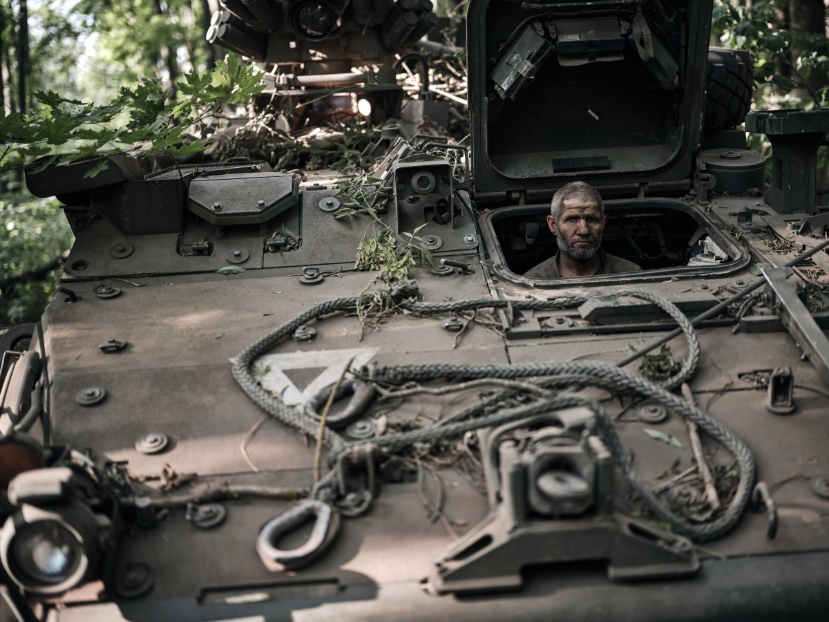 A Ukrainian mechanic in Kursk 