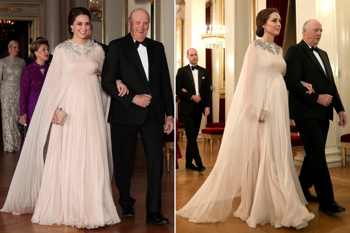 Princess Kate Norwegian Dinner Fashion