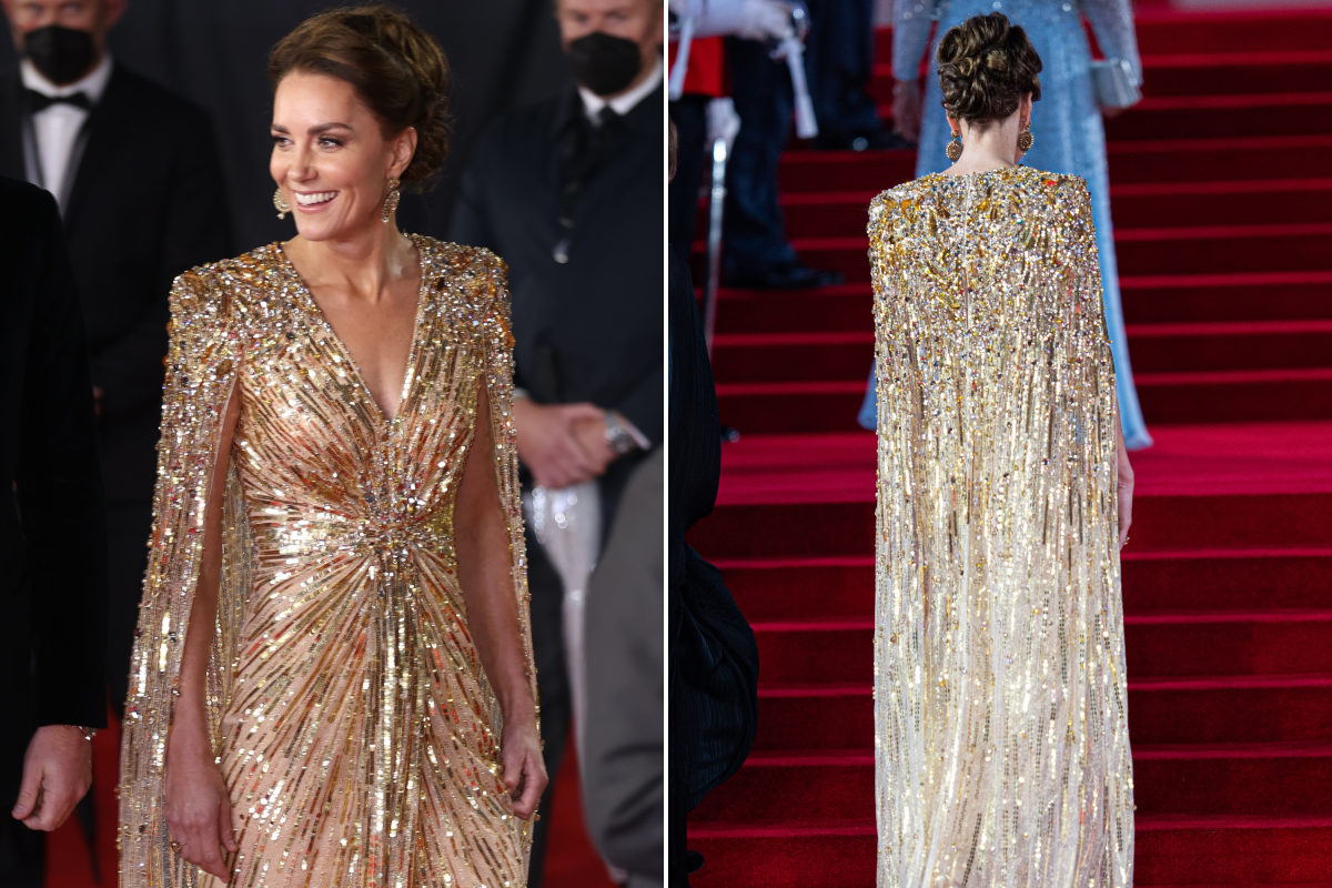 Princess Kate Bond Premiere Fashion