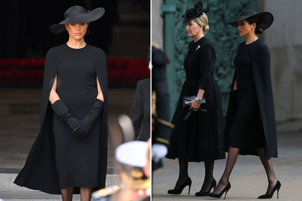 Meghan Markle State Funeral Fashion