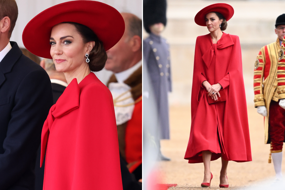 Princess Kate State Visit Fashion