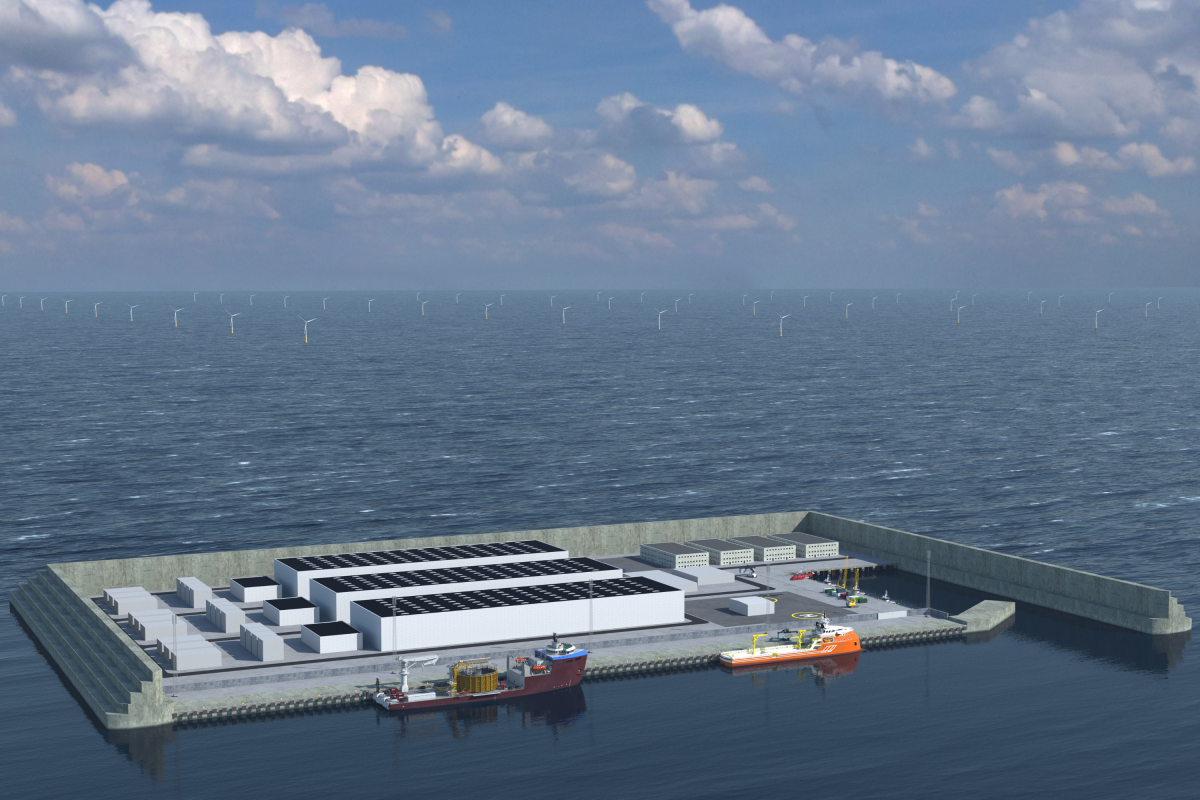 Norwegian energy island