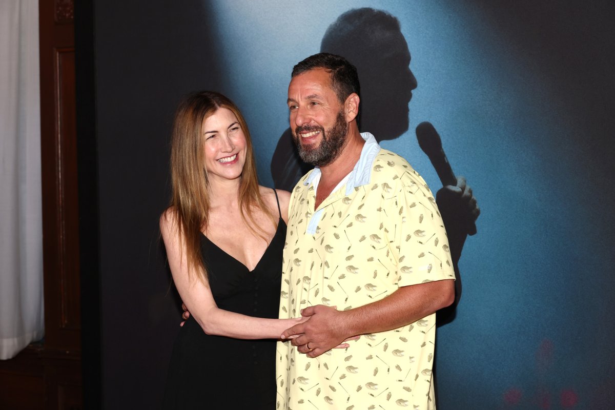 Jackie Sandler and Adam Sandler